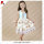 JannyBB new design floral ruffle toddler dress